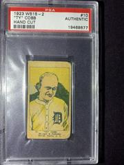 'Ty' Cobb [Hand Cut] Baseball Cards 1923 W515 2 Prices