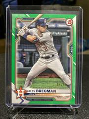 Alex Bregman [Green] #25 Baseball Cards 2021 Bowman Prices