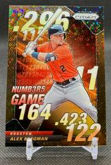 Alex Bregman [Bronze Donut Circles] #NG-4 Baseball Cards 2020 Panini Prizm Numbers Game Prices