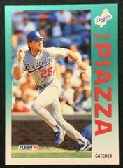 Mike Piazza #U-92 Baseball Cards 1992 Fleer Update Prices