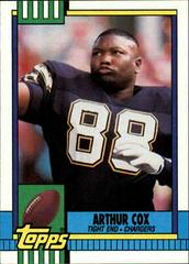 Arthur Cox Football Cards 1990 Topps Prices