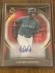 Lazaro Montes [Autograph Red] #BI-13 Baseball Cards 2023 Bowman Invicta Prices