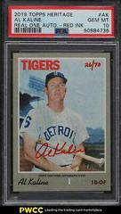 Al Kaline [Red Ink] #AK Baseball Cards 2019 Topps Heritage Real One Autographs Prices