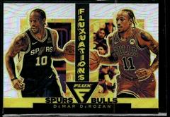 DeMar DeRozan [Silver] #18 Basketball Cards 2022 Panini Flux Fluxuations Prices