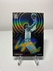 LaMelo Ball [Gold] Basketball Cards 2022 Panini Donruss Optic Lights Out Prices