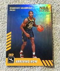 Bennedict Mathurin [Holo] Basketball Cards 2022 Panini Hoops Arriving Now Prices