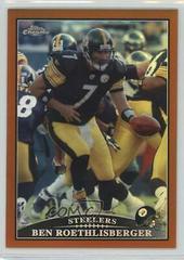 Ben Roethlisberger [Copper Refractor] #TC88 Football Cards 2009 Topps Chrome Prices