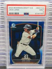 Jace Jung #BDC-104 Baseball Cards 2023 Bowman Draft Chrome Sapphire Prices