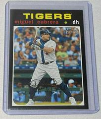 Miguel Cabrera [Throwback] #704 Baseball Cards 2020 Topps Heritage Prices