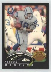 Peyton Manning [Black Refractor] #147 Football Cards 2002 Topps Chrome Prices