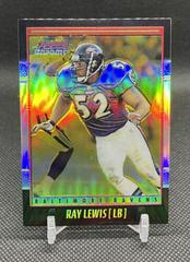 Ray Lewis [Gold Refractor] #43 Football Cards 2001 Bowman Chrome Prices