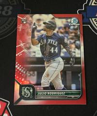 Julio Rodriguez [Red] Baseball Cards 2022 Bowman Chrome Prices