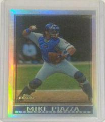 Mike Piazza [Refractor] #100 Baseball Cards 1998 Topps Chrome Prices