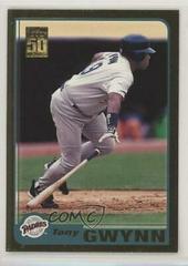 Tony Gwynn #220 Baseball Cards 2001 Topps Gold Prices