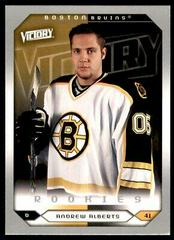 Andrew Alberts #258 Hockey Cards 2005 Upper Deck Victory Prices