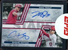 Shohei Ohtani, Mike Trout Baseball Cards 2023 Topps Stars Dual Autographs Prices