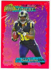 Todd Gurley [Red Refractor] Football Cards 2015 Topps Finest 1995 Refractor Prices