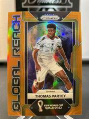 Thomas Partey [Orange] #21 Soccer Cards 2022 Panini Prizm World Cup Global Reach Prices