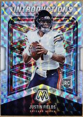 Justin Fields [Mosaic] Football Cards 2021 Panini Mosaic Introductions Prices