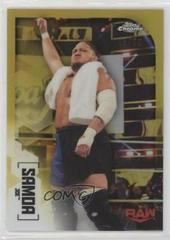 Samoa Joe [Gold Refractor] #IV-14 Wrestling Cards 2021 Topps Chrome WWE Image Variations Prices