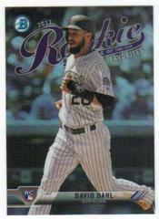 David Dahl #ROYF-8 Baseball Cards 2017 Bowman Rookie of the Year Favorites Prices