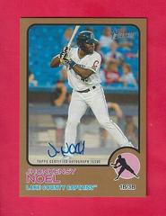 Jhonkensy Noel [Gold] Baseball Cards 2022 Topps Heritage Minor League Real One Autographs Prices