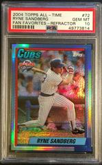 Ryne Sandberg [Refractor ] #72 Baseball Cards 2004 Topps All Time Fan Favorites Prices