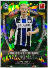 Amos Pieper [Green] #HT-AP Soccer Cards 2021 Topps Chrome Bundesliga Sapphire Heroes of Tomorrow Prices