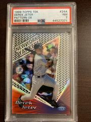 Derek Jeter [Pattern 08] #24A Baseball Cards 1999 Topps Tek Prices