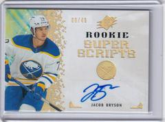 Jacob Bryson [Gold] #SPXR-JB Hockey Cards 2021 SPx Rookie Signatures Prices