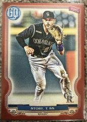 Trevor Story [Red] #111 Baseball Cards 2020 Topps Gypsy Queen Prices