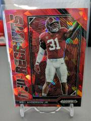 Will Anderson JR. [Red Ice] #NR-7 Football Cards 2023 Panini Prizm Draft Picks New Recruits Prices