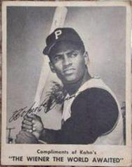 Roberto Clemente Baseball Cards 1963 Kahn's Wieners Prices