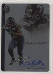 Michael Bennett [Steel] Football Cards 2018 Panini Elements Signatures Prices