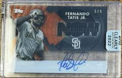 Fernando Tatis Jr. [Orange] Baseball Cards 2022 Topps Clearly Authentic Generation Now Autographs Prices