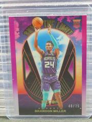Brandon Miller [Purple] #2 Basketball Cards 2023 Panini Recon Sky’s the Limit Prices