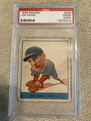 Joe Kuhel #243 Baseball Cards 1938 Goudey Prices