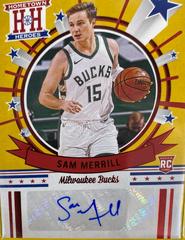 Sam Merrill [Red] Basketball Cards 2020 Panini Chronicles Hometown Heroes Rookie Autographs Prices