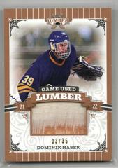 Dominik Hasek [Red] Hockey Cards 2021 Leaf Lumber Game Used Prices
