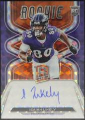 Isaiah Likely [Neon Orange] #35 Football Cards 2022 Panini Spectra Rookie Autographs Prices