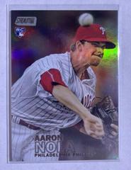 Aaron Nola [White Jersey Rainbow Foil] #295 Baseball Cards 2016 Stadium Club Prices