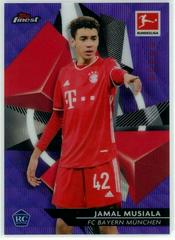 Jamal Musiala [Purple Wave Refractor] Soccer Cards 2020 Topps Finest Bundesliga Prices