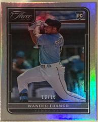 Wander Franco [Jersey Autograph] #102 Baseball Cards 2022 Panini Three and Two Prices