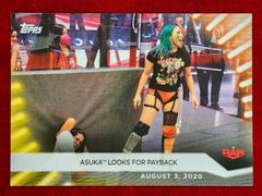 Asuka Looks for Payback [Gold] Wrestling Cards 2021 Topps WWE Women's Division Prices
