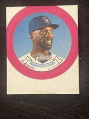 Andrew McCutchen Baseball Cards 2022 Topps Heritage 1973 Candy Lids Prices