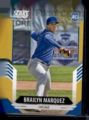 Brailyn Marquez [Gold] #17 Baseball Cards 2021 Panini Chronicles Score Prices