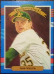 Bob Welch [Diamond Kings] Baseball Cards 1991 Donruss Prices