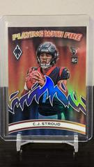 C. J. Stroud [Purple] #PWF-2 Football Cards 2023 Panini Phoenix Playing with Fire Prices