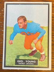 George Young [UN Rubbed] #48 Football Cards 1951 Topps Magic Prices