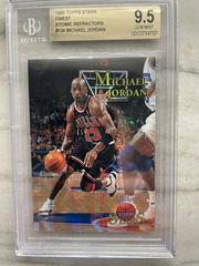 Michael Jordan [Finest Refractor] #124 Basketball Cards 1996 Topps Stars Prices